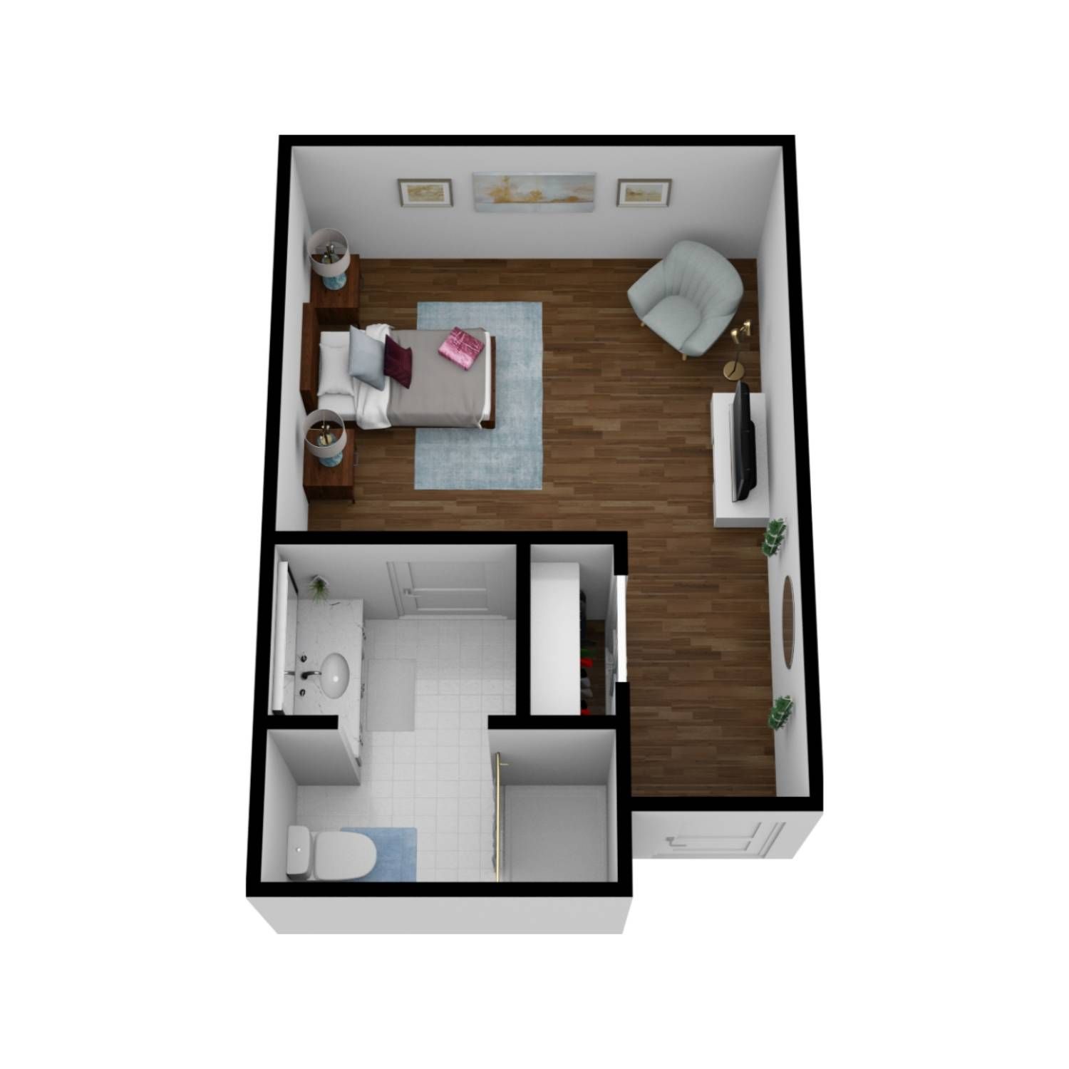 Memory Care Studio floor plan