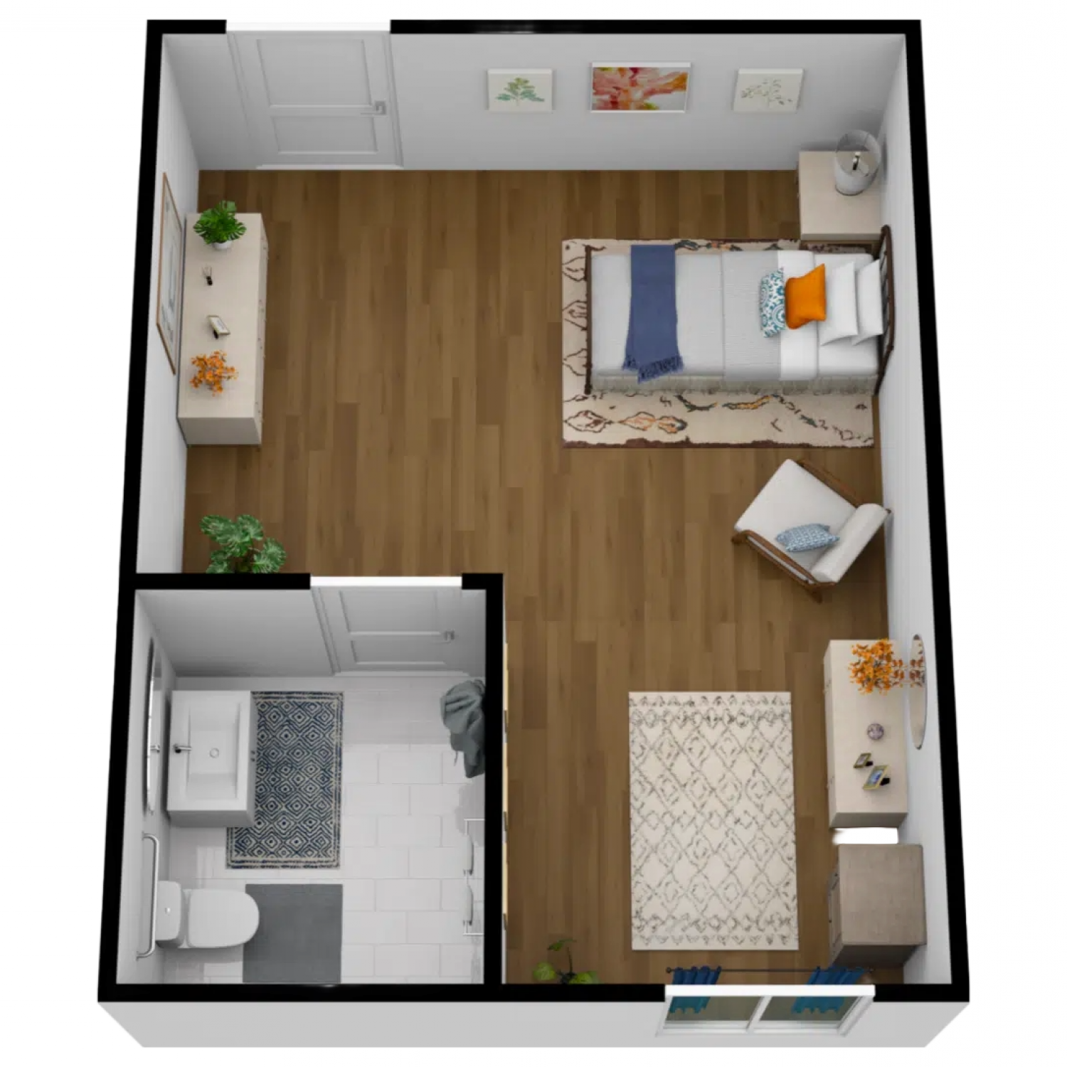 Studio floor plan